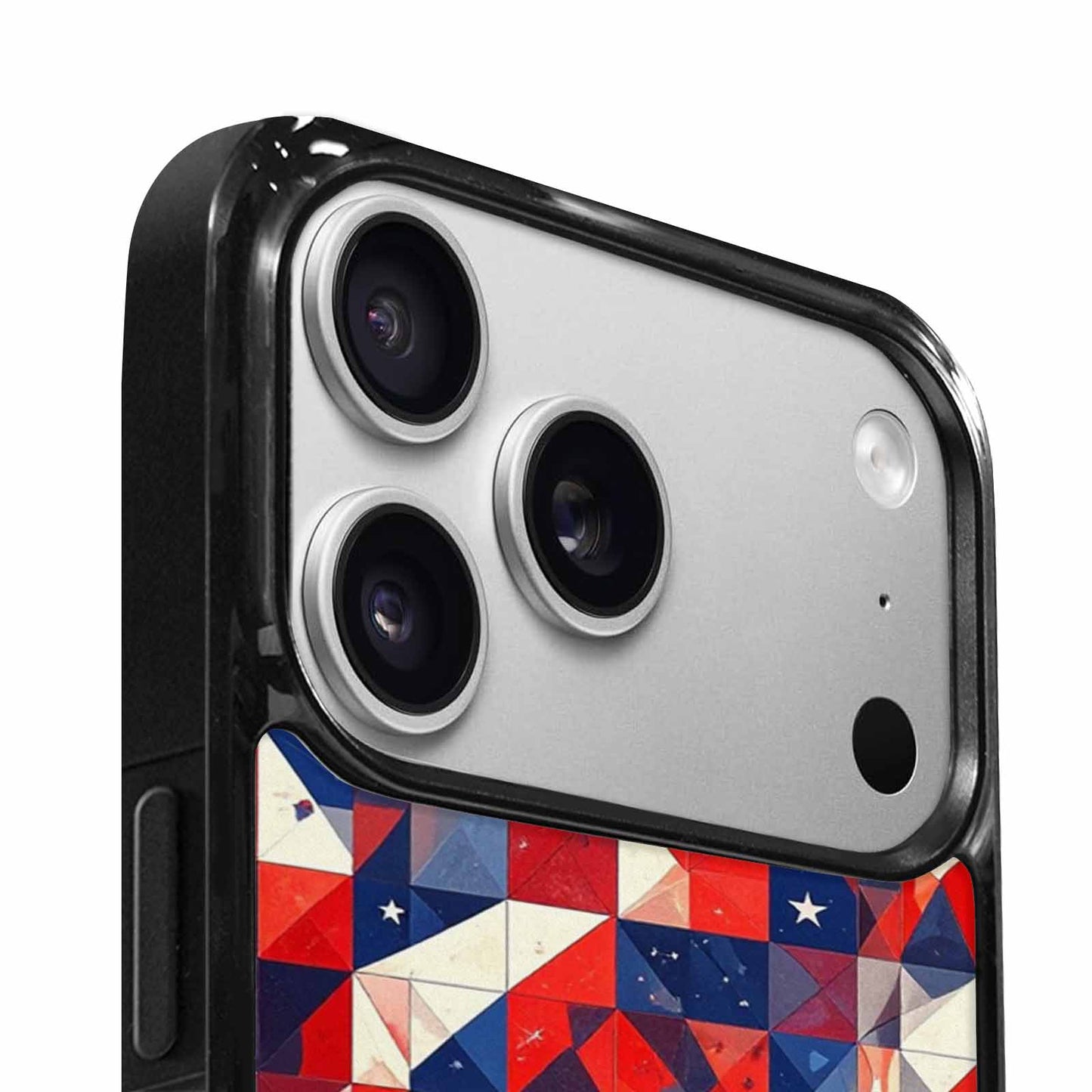 iPhone 17 Pro Case — Small American Flag Stars And Galaxy, Custom Phone Case