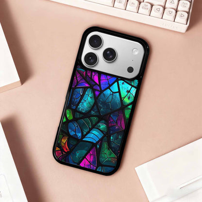 iPhone 17 Pro Case — Neon Camo Spider Web Camo, Custom Phone Case