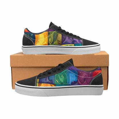 MEN'S Rainbow Pride Flag Canvas Lace-Up Y2K Sneakers