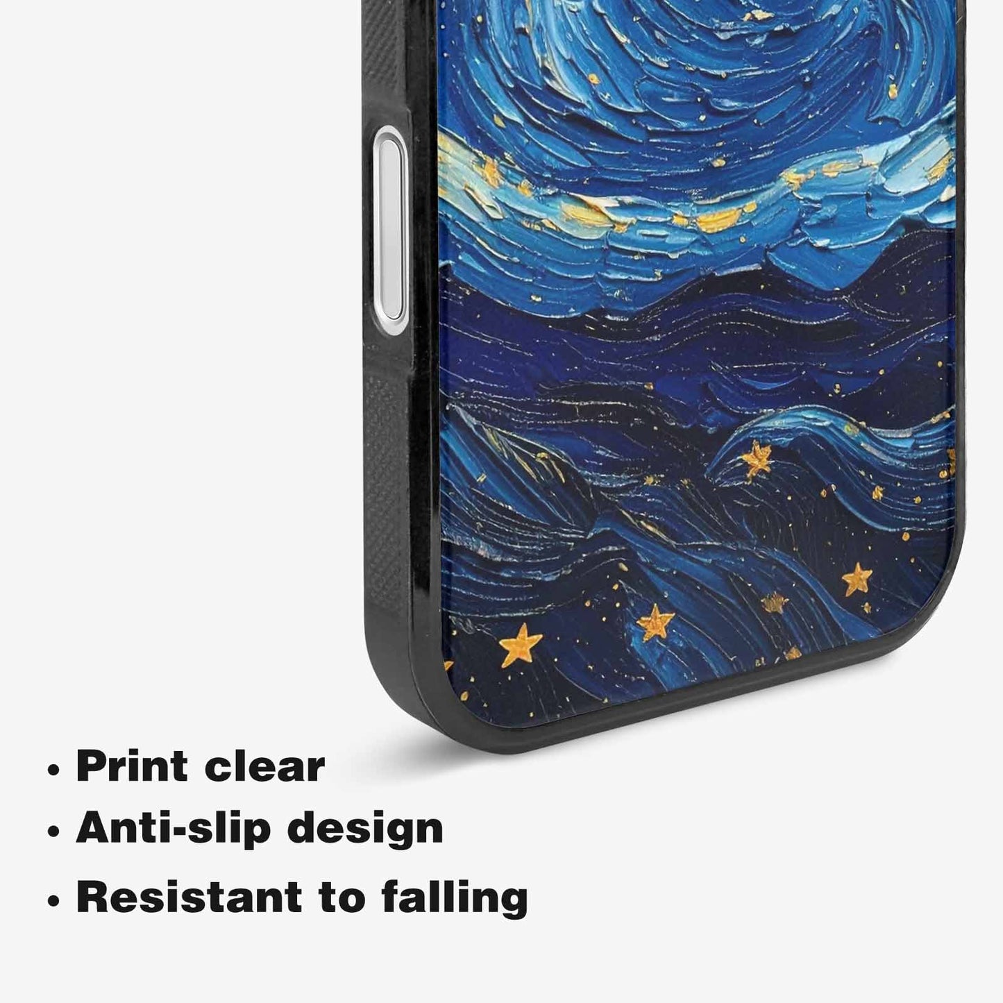iPhone 16 Case — Starry Night Galaxy Custom Personalized Phone, Unique Phone Case Design