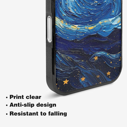 iPhone 16 Case — Starry Night Galaxy Custom Personalized Phone, Custom Designed Case Cover