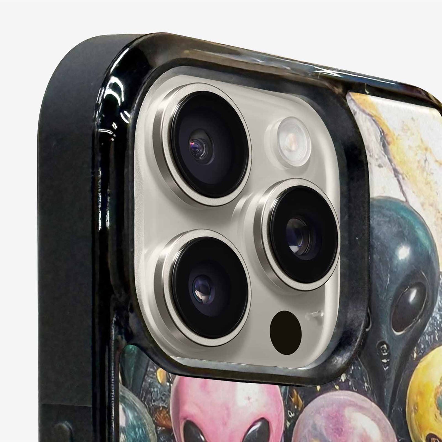 iPhone 16 Pro Max Case — Aliens Marblemelting Aliens Pa, Custom Phone Case