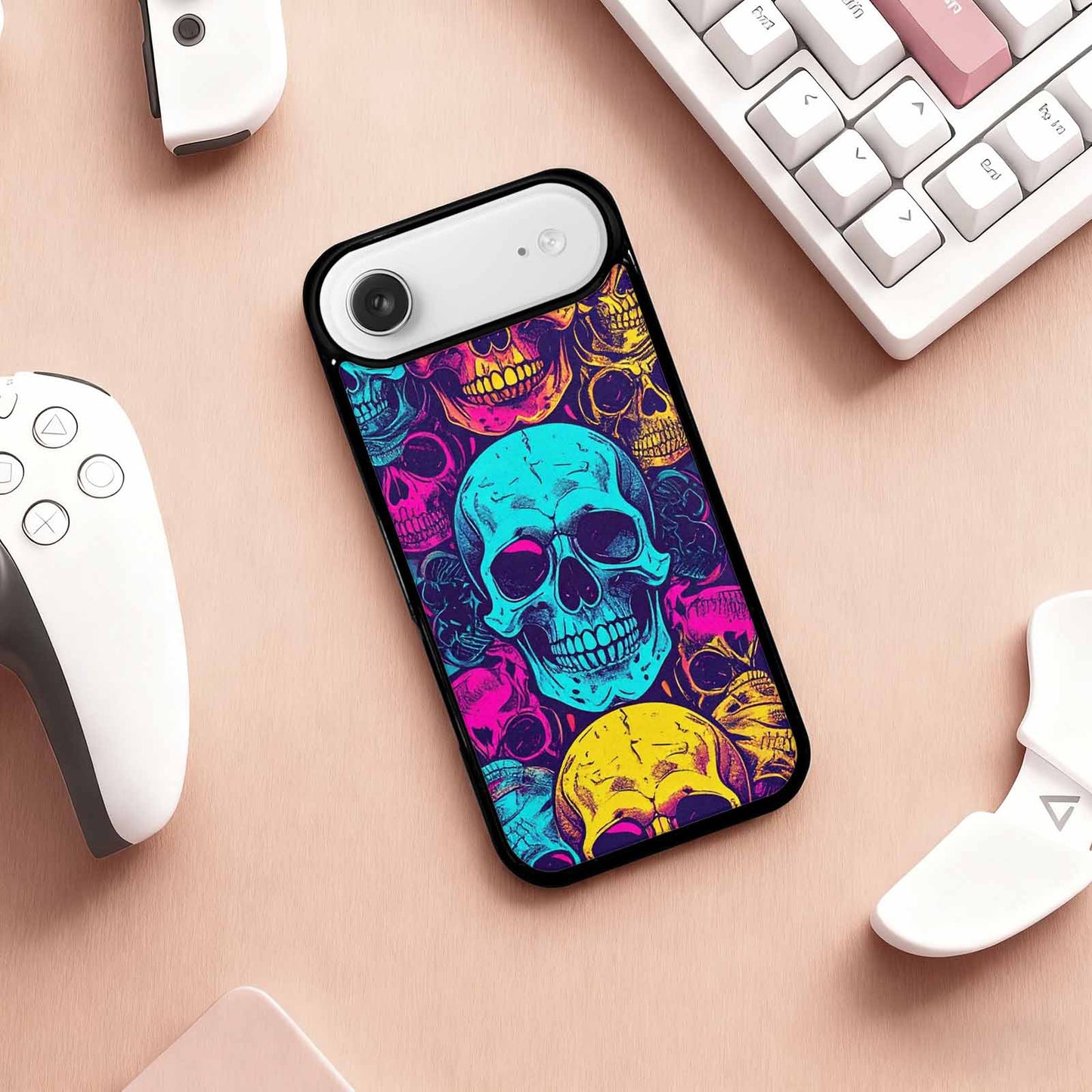 iPhone 17 Air Case — Skull Dark Art Gothic Print Gothic, Custom Made Phone Cover