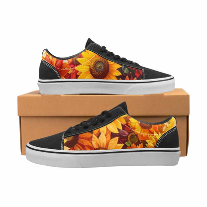 WOMEN'S Sunflower Burst Lace-Up Canvas Dreamcore Shoes