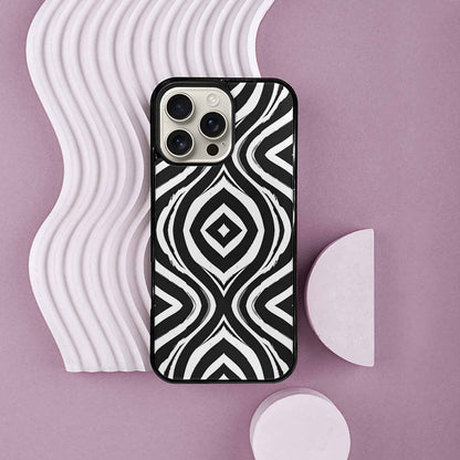 iPhone 16 Pro Max Case — Classic Zebra Print Custom, Personalized Phone Case