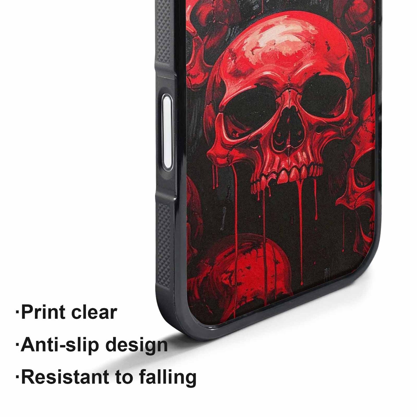 iPhone 17 Pro Max Case — 1000\'s Of Skulls Overlapping Gothic Skulls, Original Design Phone Case