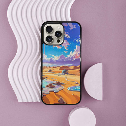 iPhone 16 Pro Max Case — Surrealist Desert Dreamscape, Customized Protective Case