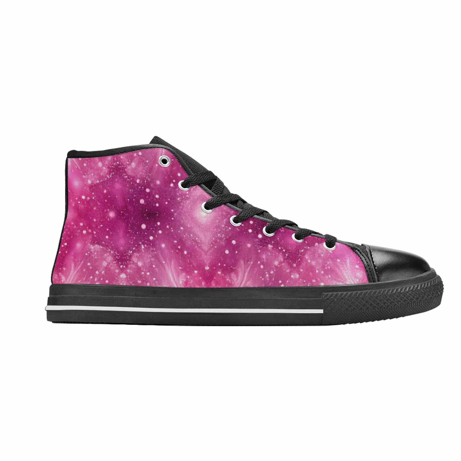 WOMEN'S Galaxy Art - High Top Canvas Aesthetic Shoes
