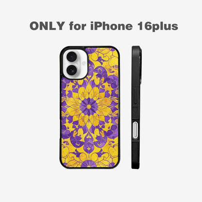 iPhone 16 Plus Case — Intersex Flag Color Theme Small Rainbow, Custom Art Phone Cover