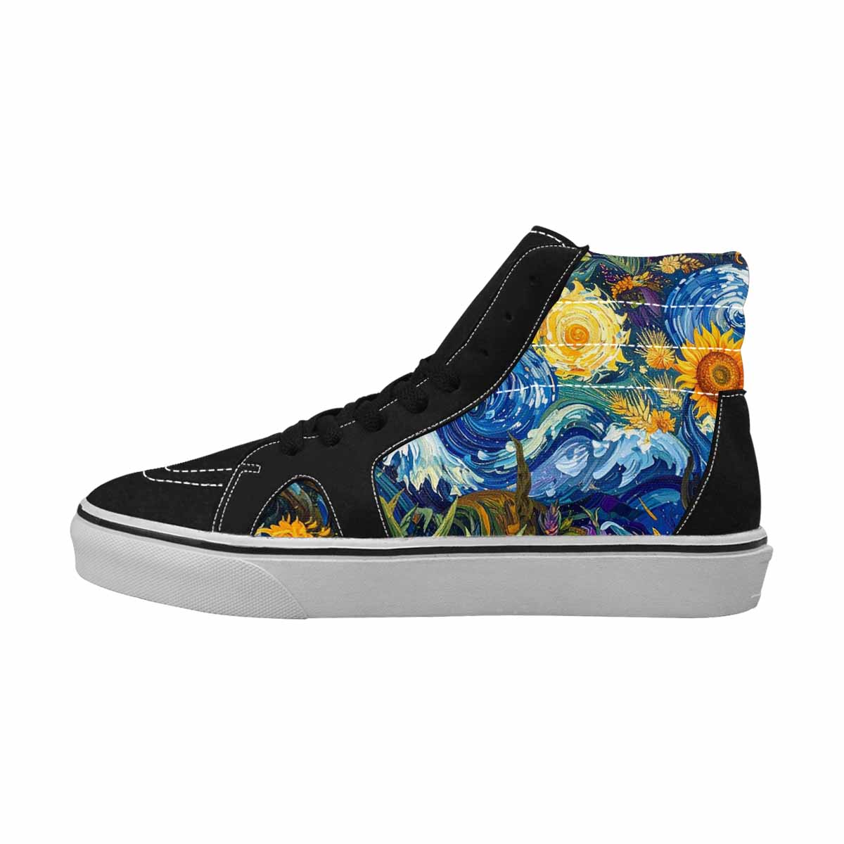WOMEN'S Blend All Versions High Top Canvas Neon Fantasy Custom Sneakers