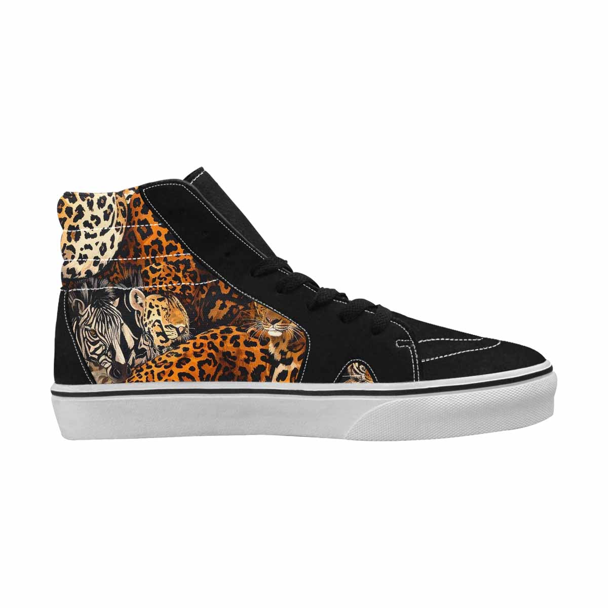 WOMEN'S Animal Print High Top Canvas Vivid Shoes