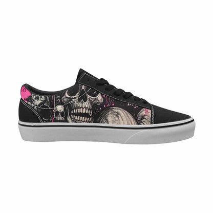 WOMEN'S Rainbow From Skull S Lace-Up Canvas Dreamcore Shoes