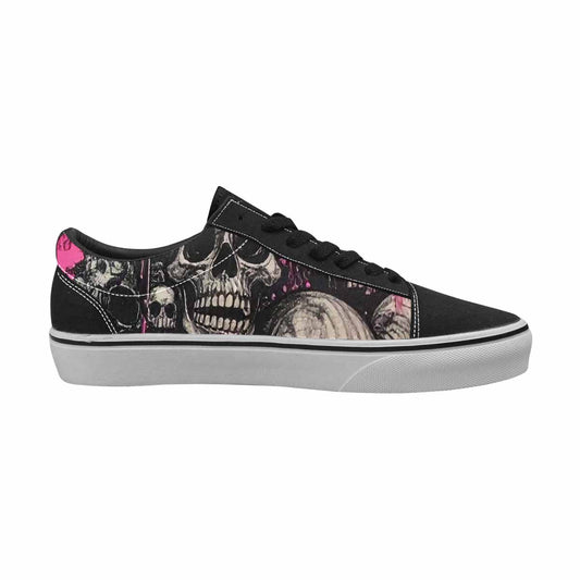 WOMEN'S Rainbow From Skull S Lace-Up Canvas Dreamcore Shoes