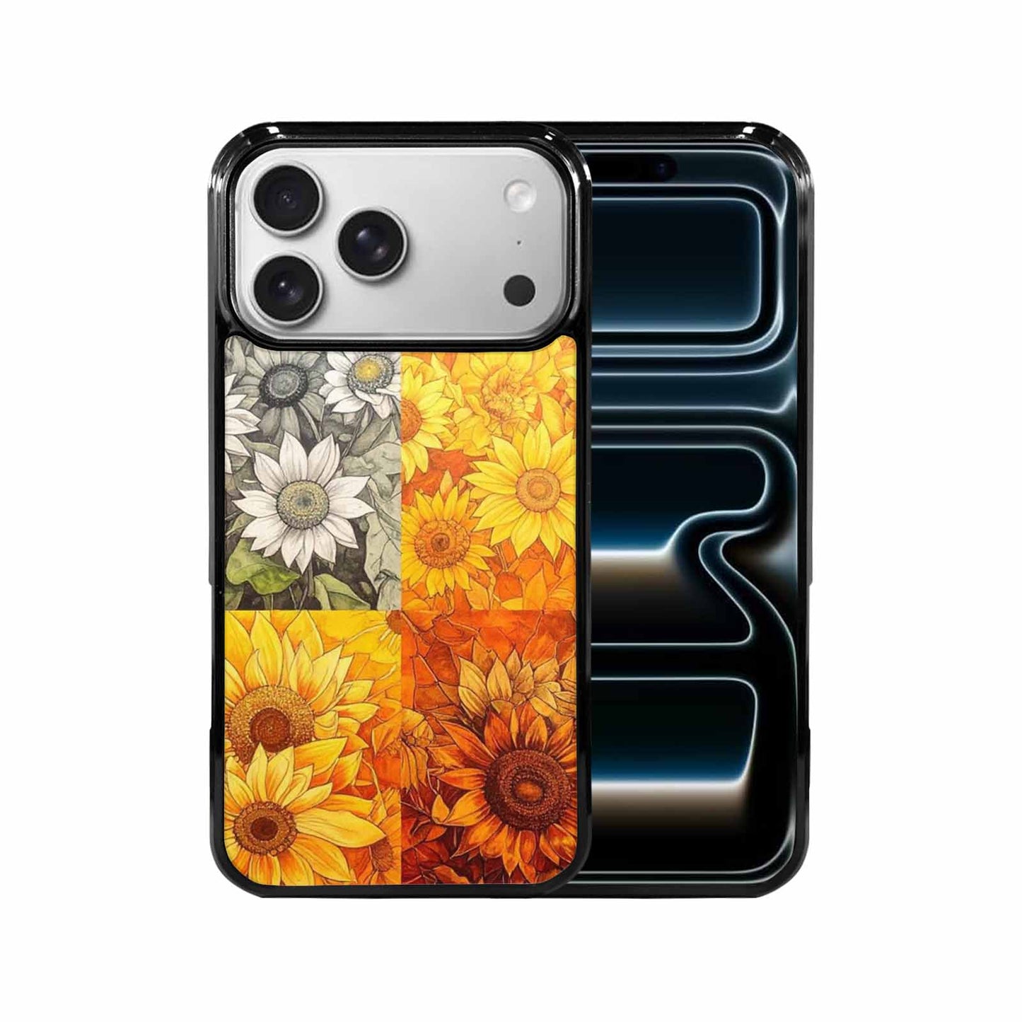 iPhone 17 Pro Max Case — Blend Melt Them Together Floral, Custom Printed Phone Case