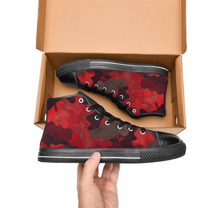 MEN'S Military Camouflage Blotch High Top Canvas Y2K Shoes