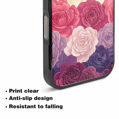 iPhone 15 Pro Max Case — Lesbian Flag Color Theme Small Rainbow, Custom Phone Case