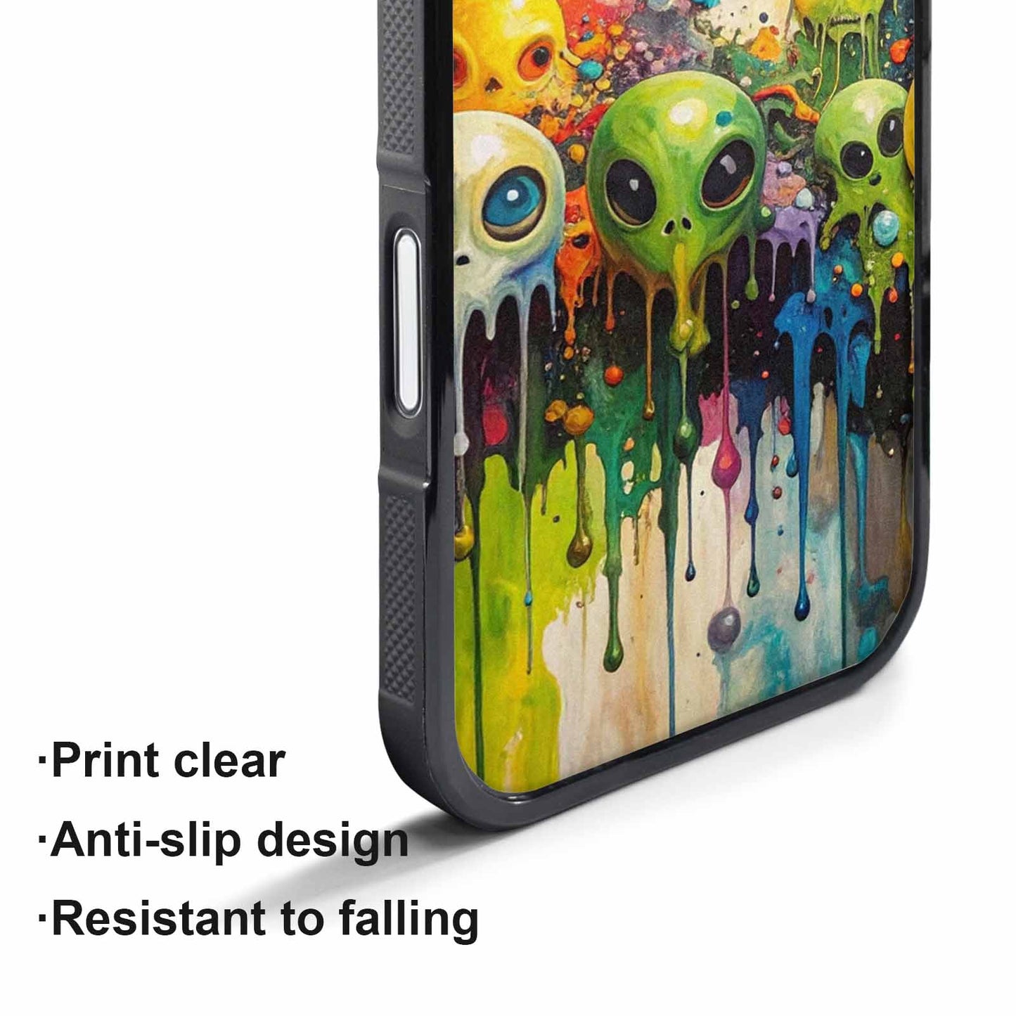 iPhone 17 Air Case — Aliens Camomelting Aliens Patt Q9t Alien, Custom Print Case Cover