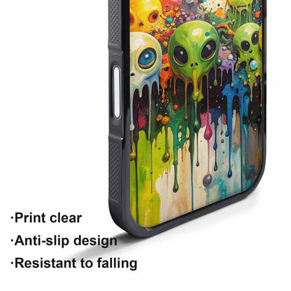 iPhone 17 Air Case — Aliens Camomelting Aliens Patt Q9t Alien, Custom Print Case Cover