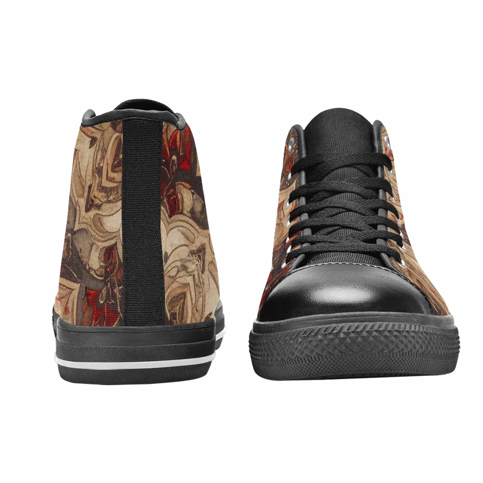 WOMEN'S Mandala High Top Canvas Dark Academia Custom Sneakers