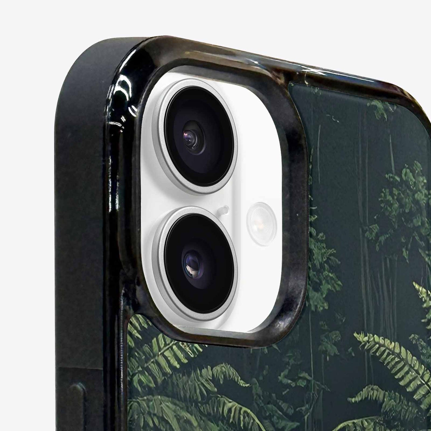 iPhone 16 Case — Seamless Pattern Ancient Redwood Forest Giant, Custom Art Phone Cover