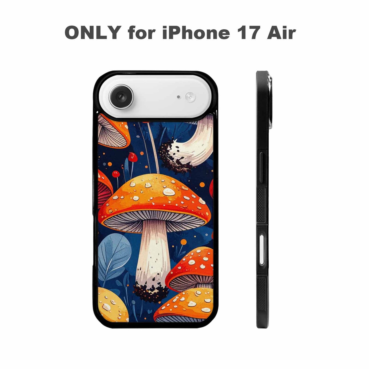 iPhone 17 Air Case — Vivid Winter Mushroom Seamless Cartoon Cute, Custom Made Phone Cover
