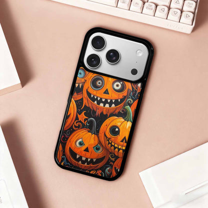 iPhone 17 Pro Case — Cartoon Pumpkin Monster Cartoon Cute, Custom Phone Case