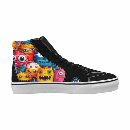 MEN'S Cartoon Monster Character High Top Canvas Aesthetic Custom Shoes