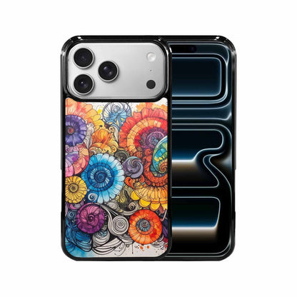iPhone 17 Pro Max Case — Tie Dye Swirls (black Tie Dye, Custom Designed Case Cover
