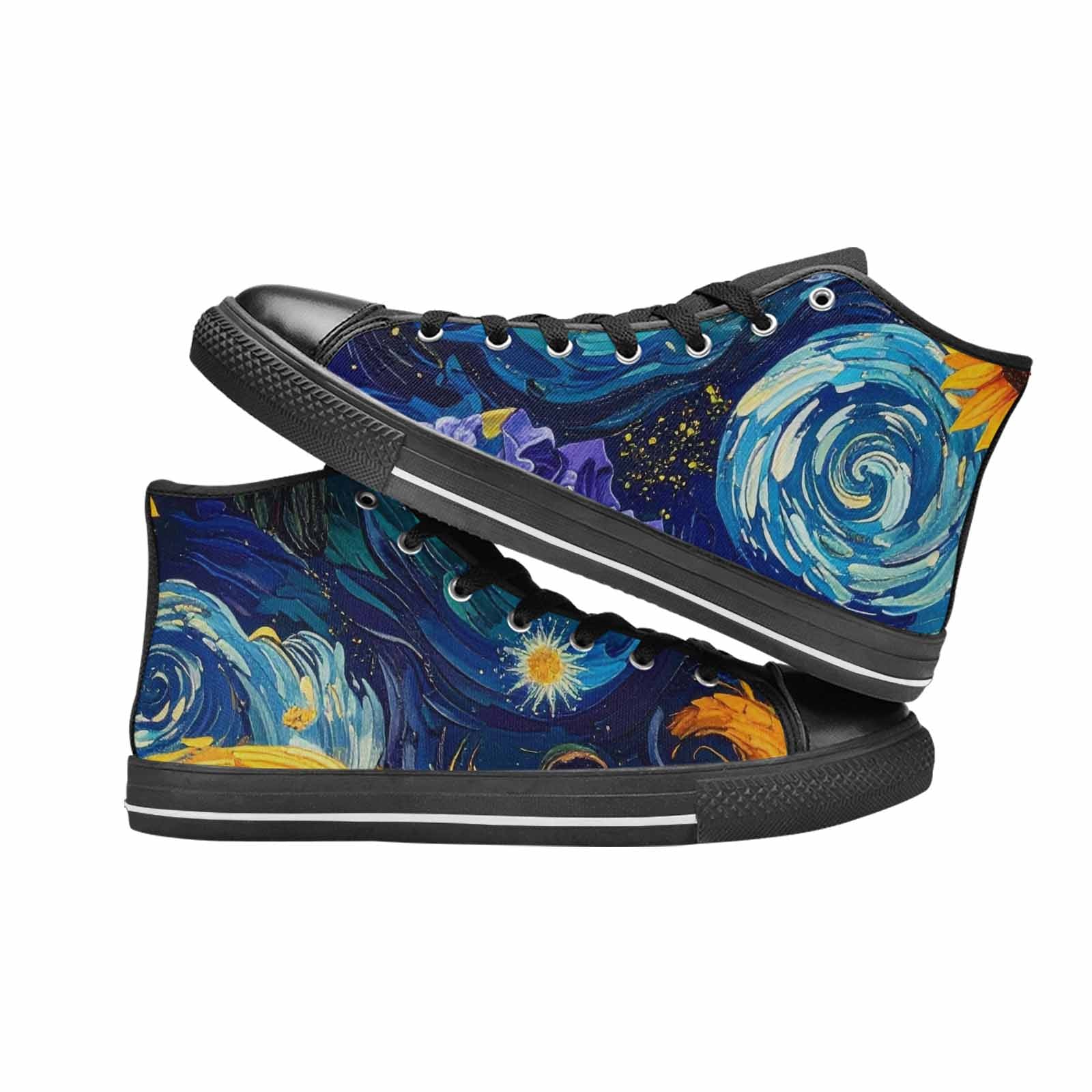 MEN'S Blend All Versions High Top Canvas Aesthetic Custom Shoes