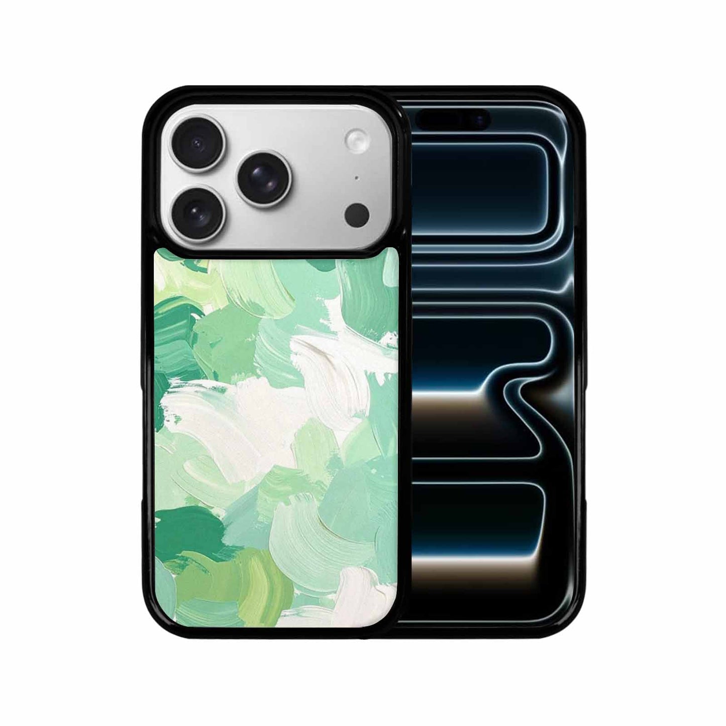 iPhone 17 Pro Case — Seamless Tileable Pattern Of Overlapping Camo, Customized Protective Case