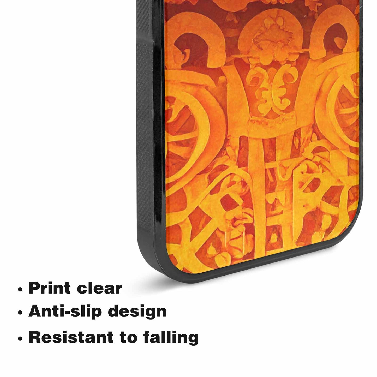 iPhone 15 Plus Case — Marigold Day Of The Dead Marigold, Custom Designed Case Cover