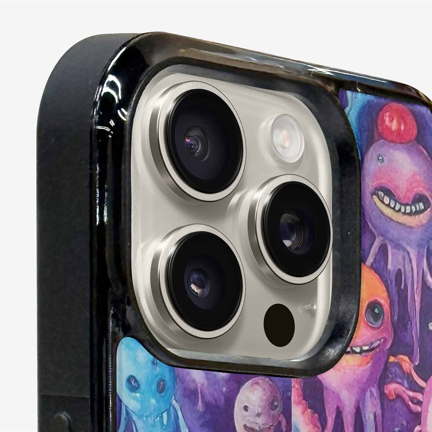 iPhone 16 Pro Case — Aliens Tie Dyemelting Aliens P, Custom Art Phone Cover