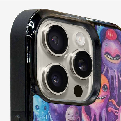 iPhone 16 Pro Case — Aliens Tie Dyemelting Aliens P, Custom Art Phone Cover