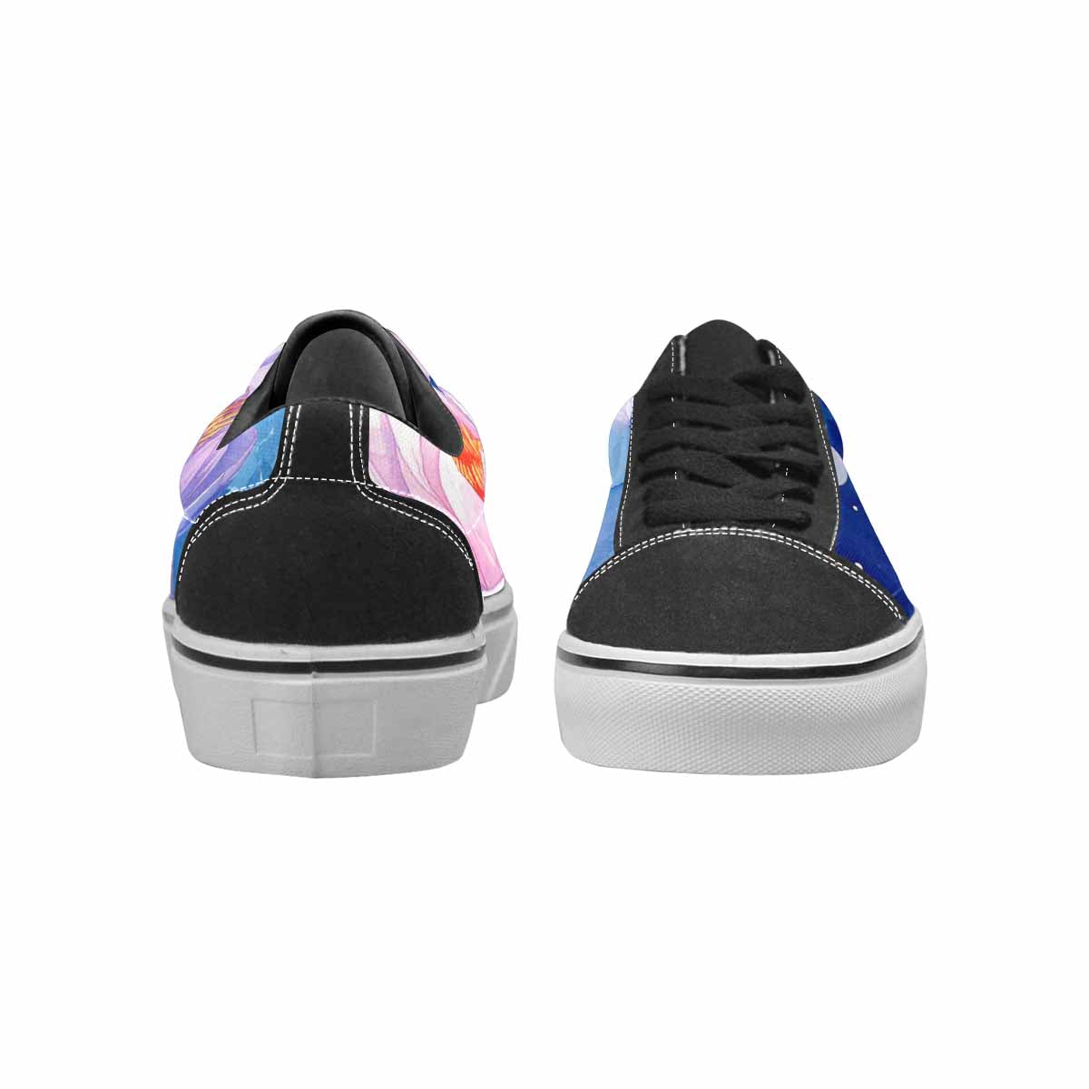 WOMEN'S Water Lilies Impressionist Canvas Lace-Up Dreamcore Sneakers