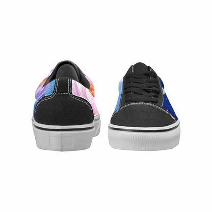 WOMEN'S Water Lilies Impressionist Canvas Lace-Up Dreamcore Sneakers