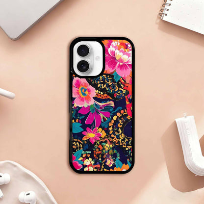 iPhone 17 Case — Snakes Print Floral Seamless Floral, Custom Art Phone Cover