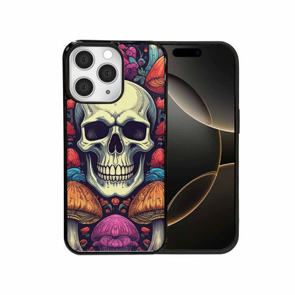 iPhone 15 Pro Max Case — Mushroom Skull, Custom Print Case Cover