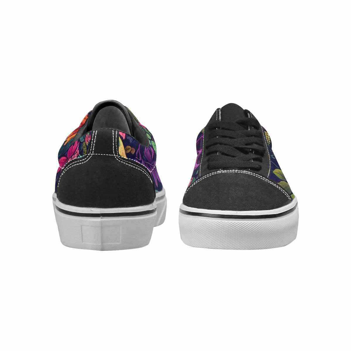 WOMEN'S Skulls  Botanical Skulls Lace-Up Canvas Y2K Shoes