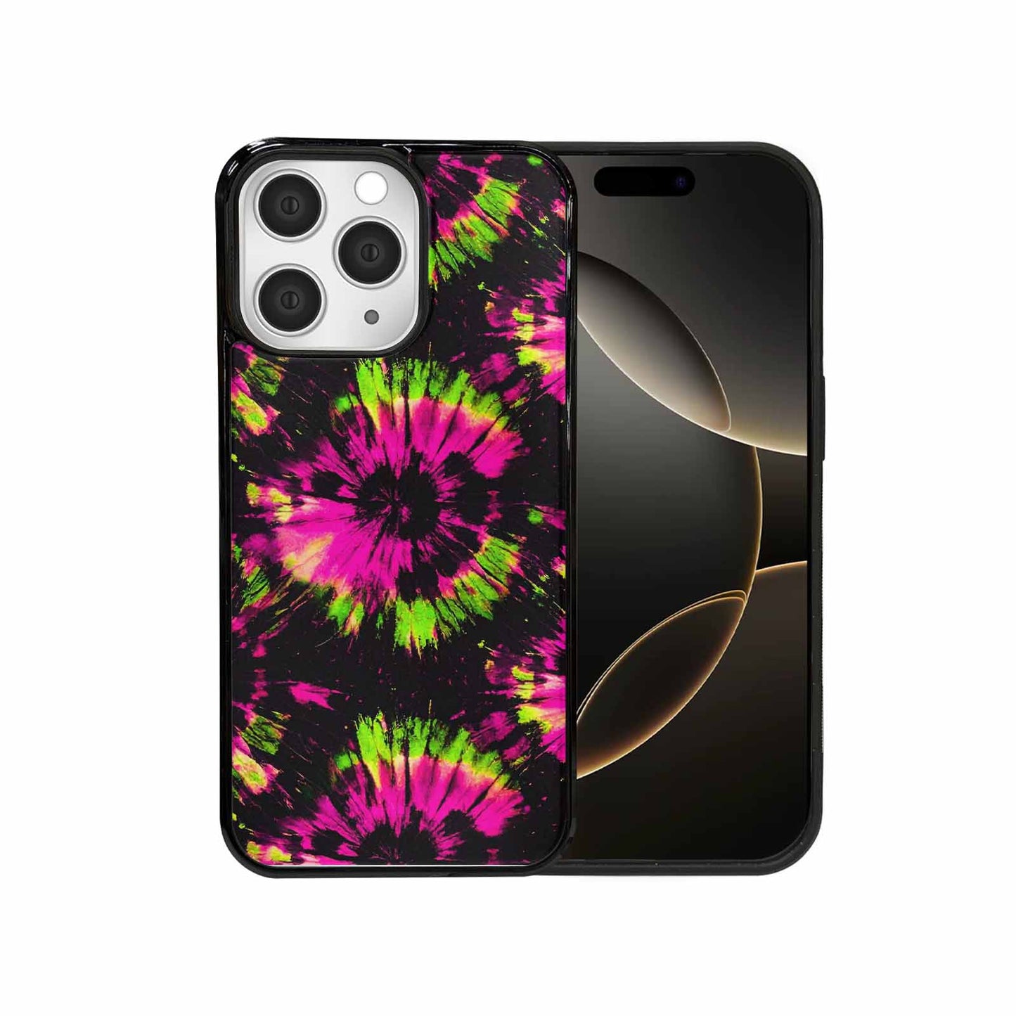 iPhone 15 Pro Max Case — Acid Wash Tie Dye Neon, Custom Made Phone Cover