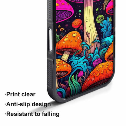 iPhone 17 Air Case — Psychedelic Mushroom Cartoon Pattern Cartoon Cute, Original Design Phone Case