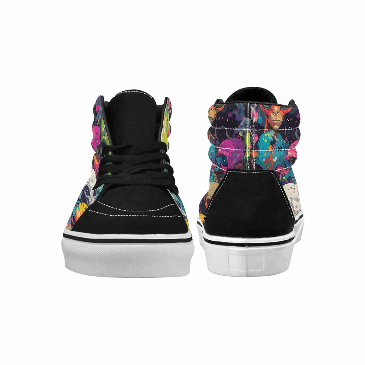 MEN'S Aliens × Camo Aliens High Top Canvas Dreamcore Shoes