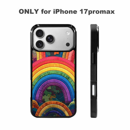 iPhone 17 Pro Max Case — Vivid Camo Rainbow Camo, Personalized Phone Case