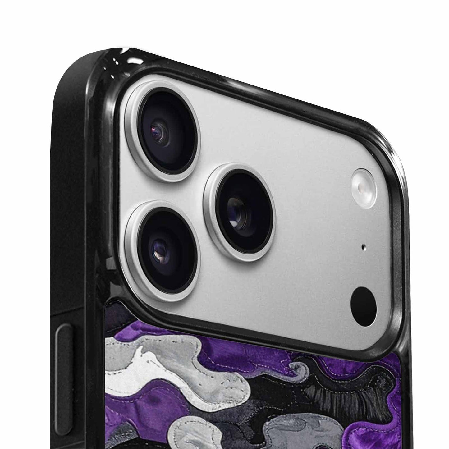 iPhone 17 Pro Case — Vivid Camo Asexual Pride Camo, Original Design Phone Case