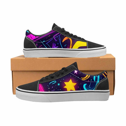 WOMEN'S 80s Retro Motif Lace-Up Canvas Dreamlike Shoes