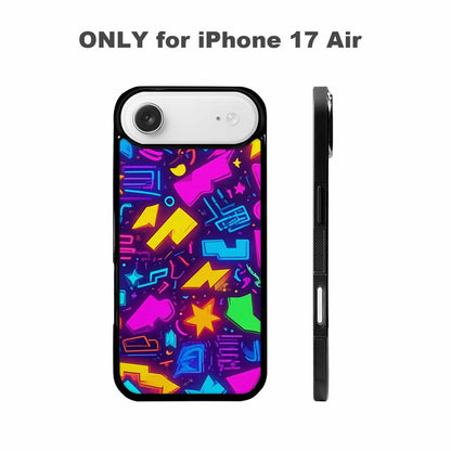 iPhone 17 Air Case — Retro Motif Retro Motifs Pattern Retro, Custom Art Phone Cover