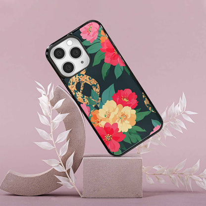 iPhone 15 Pro Max Case — Floral Snake Print, Custom Print Case Cover