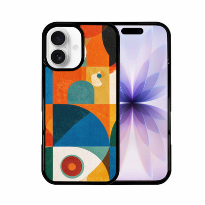 iPhone 17 Case — Memphis Art Pattern Retro Vintage, Personalized Phone Case