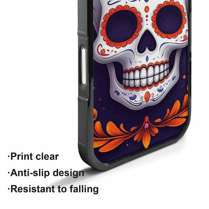 iPhone 17 Case — Day Dead Sugar Skull Gothic Skulls, Custom Printed Phone Case