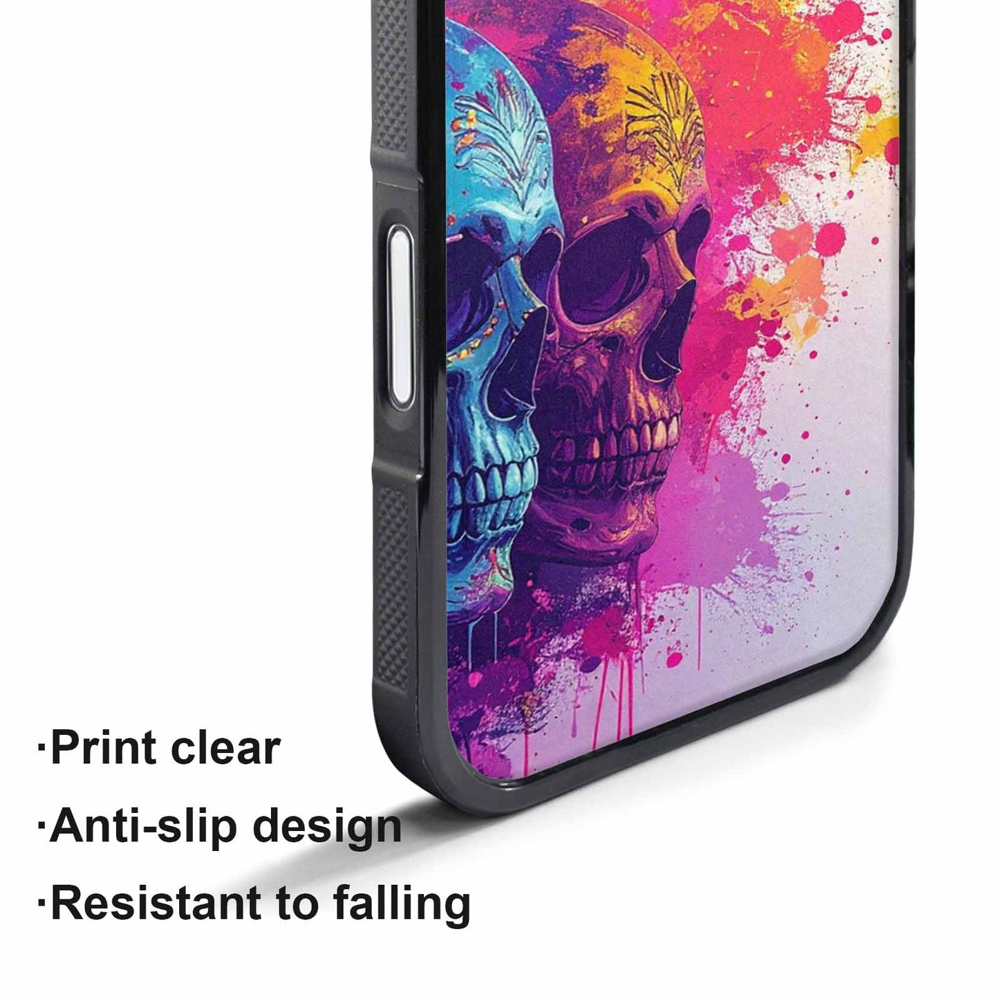 iPhone 17 Pro Max Case — Skull Dark Art Gothic Print Gothic, Custom Phone Case