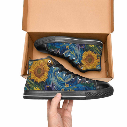 WOMEN'S Blend All Versions High Top Canvas Neon Fantasy Shoes